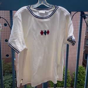 Elizabeth by Liz Claiborne Top with Detailed Boat Neck & Sleeves, Size 2X, EUC